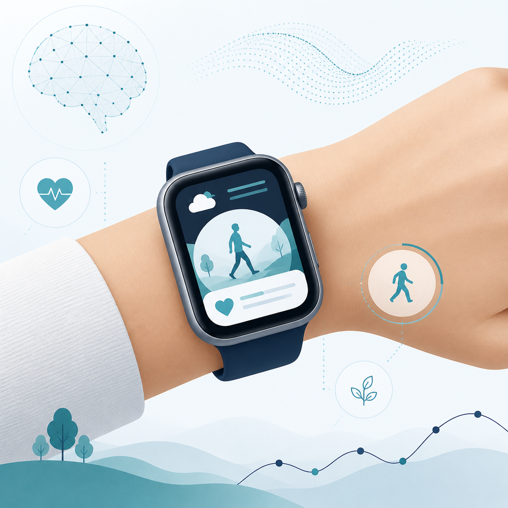 AdaptIve smartwatch offering personalised activity and social care suggestions